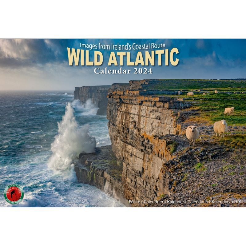 Wild Atlantic Way A4 Wall Calendar 2024 by Liam Blake
